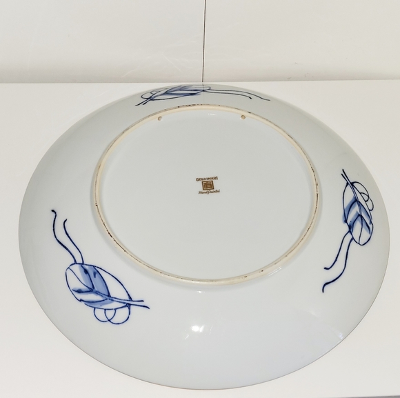 Gold Imari Plate Vintage Japanese Imari Plate Floral Gold Imari 11" - Picture 6 of 9